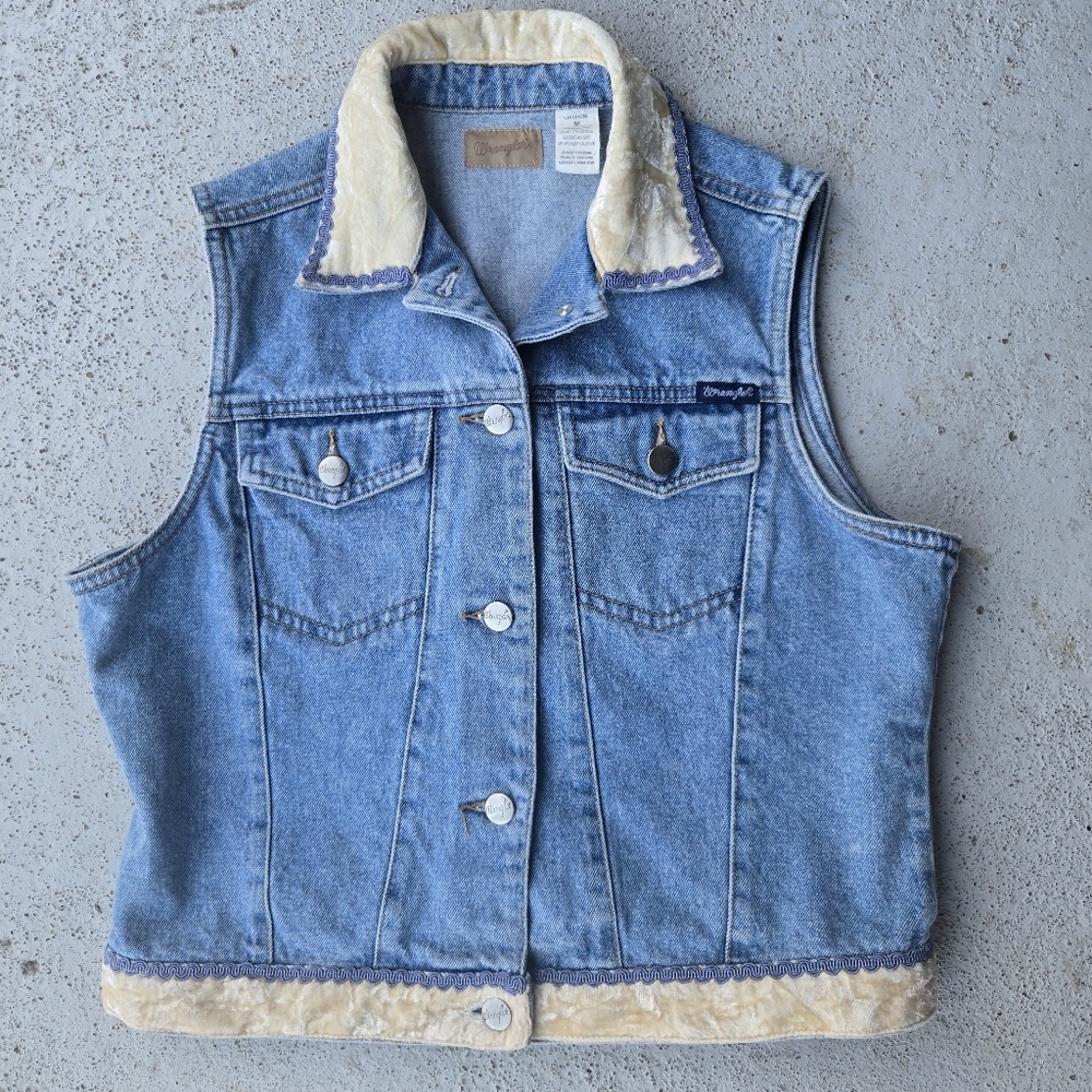 Wrangler Blue Denim Vest